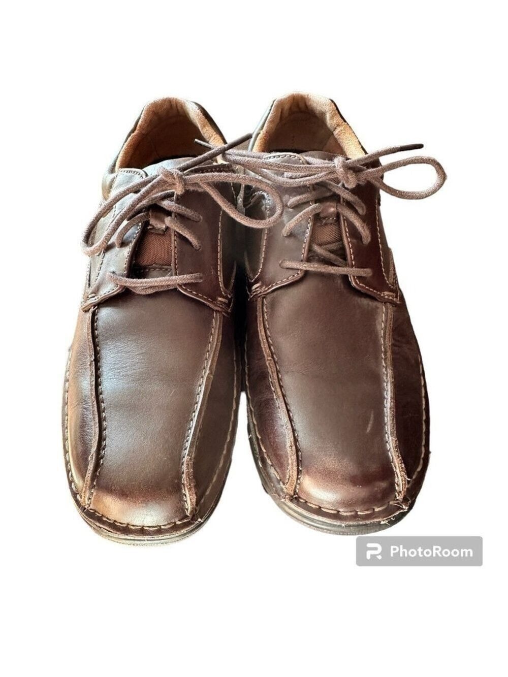 Nunn Bush Lites Mens Brown Princeton Oxford Lightweight Dress Shoes